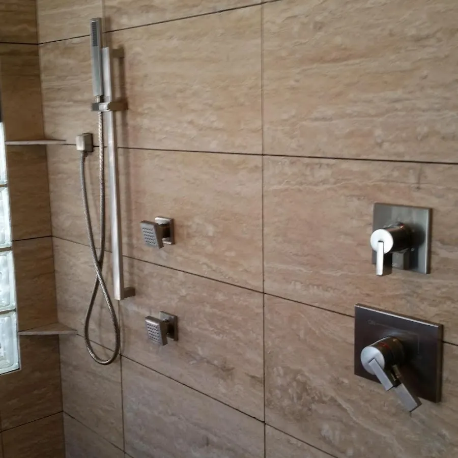 Shower fixture installation for Gas Line Repair in Eden